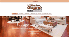 Desktop Screenshot of lesplanchersgagne.com